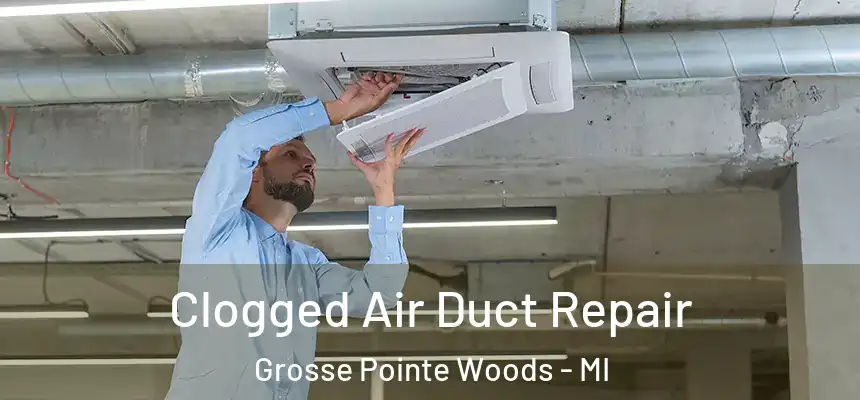  Clogged Air Duct Repair Grosse Pointe Woods - MI