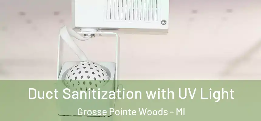  Duct Sanitization with UV Light Grosse Pointe Woods - MI